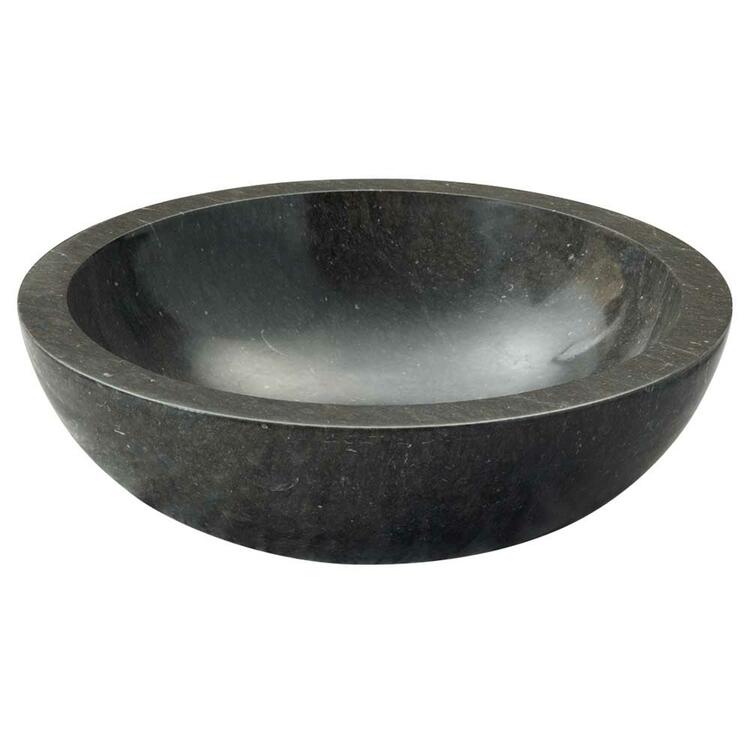 lavabo tondo nero esterno levigato průměr 45-h.15