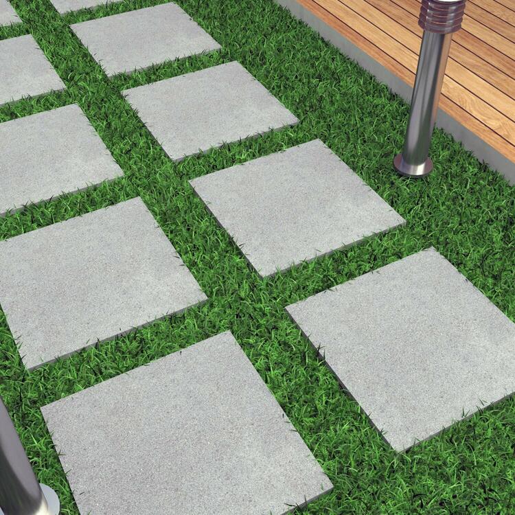 2cm dlažba na terasu imitace betonu Sira Grey 60x60x2 cm 1. jakost