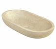 lavabo ovale beige průměr 70/35-h.15