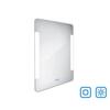 Bílé obdélníkové LED zrcadlo 60×80 cm – Nimco ZP 18002VX