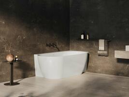 Vana Freedom Corner II Tec 175x86 P, volně stojící, bílá, krytka odtoku chrom | Více -