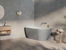 Vana Freedom Corner II Tec 175x86 L, volně stojící, Smoke Grey/bílá, krytka odtoku bílá | Více - 