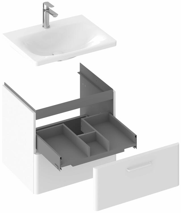 Koupelnová skříňka pod umyvadlo bílá - Ravak SD Balance 8592626088088