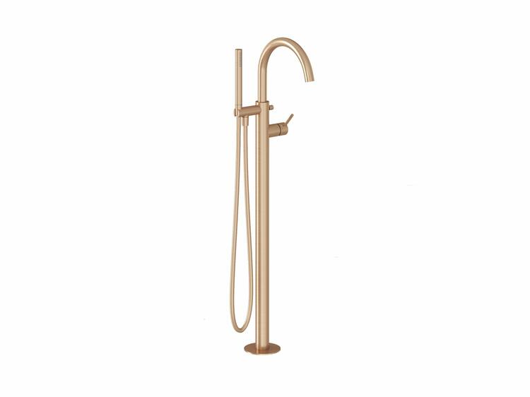 ES 080.60RGB.RB07G Vanová baterie do podlahy bez tělesa, se sprchovým setem, Rose Gold Brushed