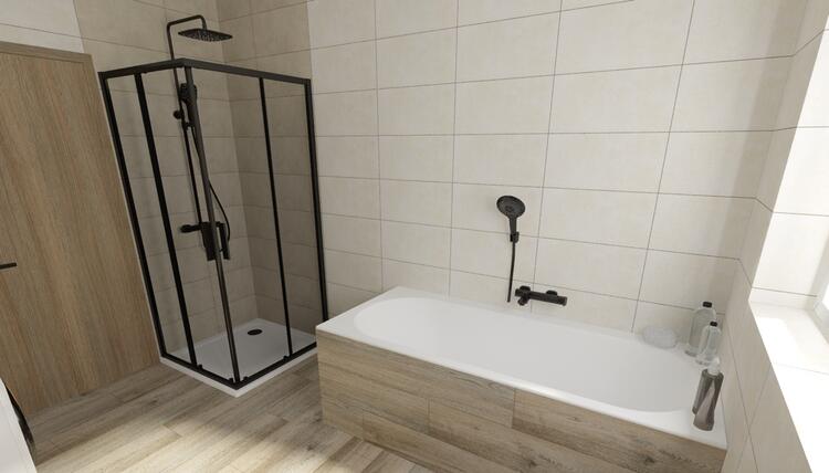 Obklad do koupelny nebo kuchyně barevný Manila Beige 26,1x52,2 cm nerektifikovaný 1. jakost