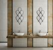 Obklad do koupelny nebo kuchyně v imitaci betonu Venezia White Zigzag Decofon 30x90 cm 1. jakost