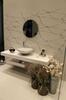 Obklad do koupelny nebo kuchyně v imitaci betonu Garden Crema Platin Decor 40x120 cm 1. jakost