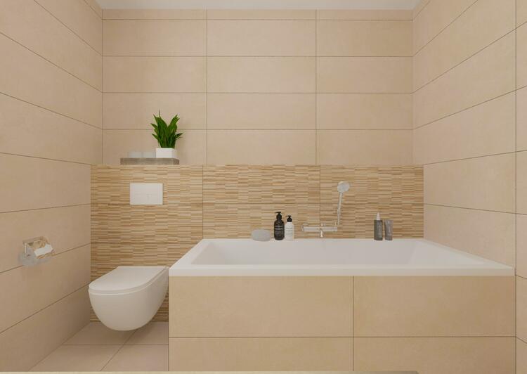 Obklad do koupelny nebo kuchyně Mood Beige 30x90 cm 1. jakost