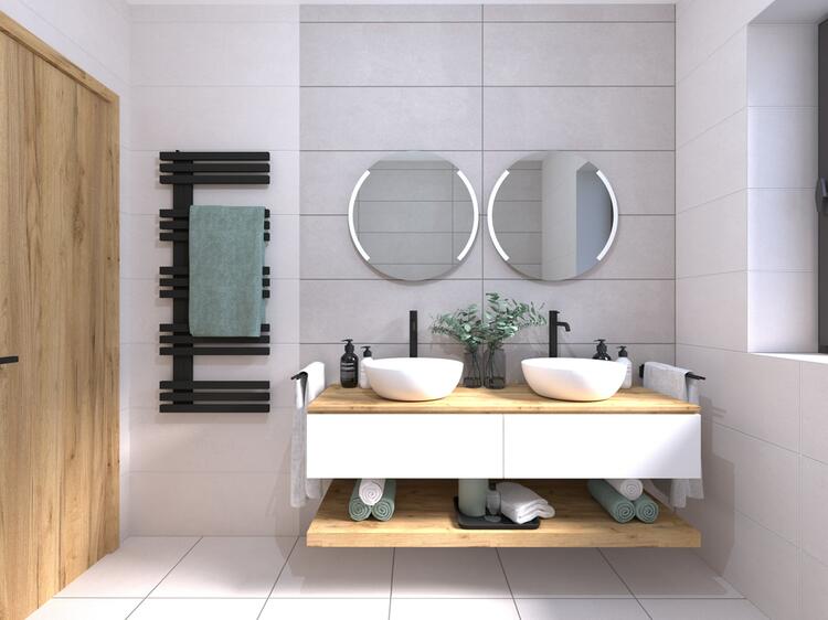 Interiérová barevná dlažba Mood White 45x45 cm matný povrch 1. jakost