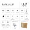 Kulaté LED zrcadlo 60 cm se dvěma dotykovými senzory – Nimco ZP 24000RVX
