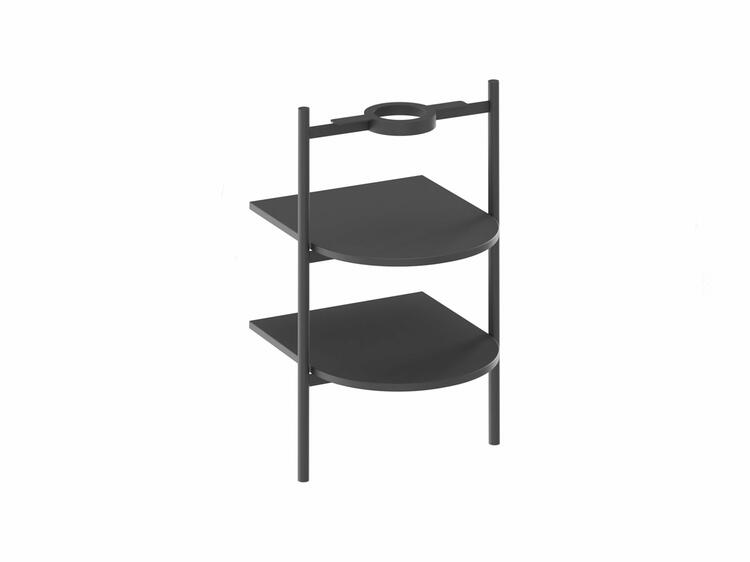 Koupelnová kontrukce pod umyvadlo černá - Ravak CS Yard 8592626091514