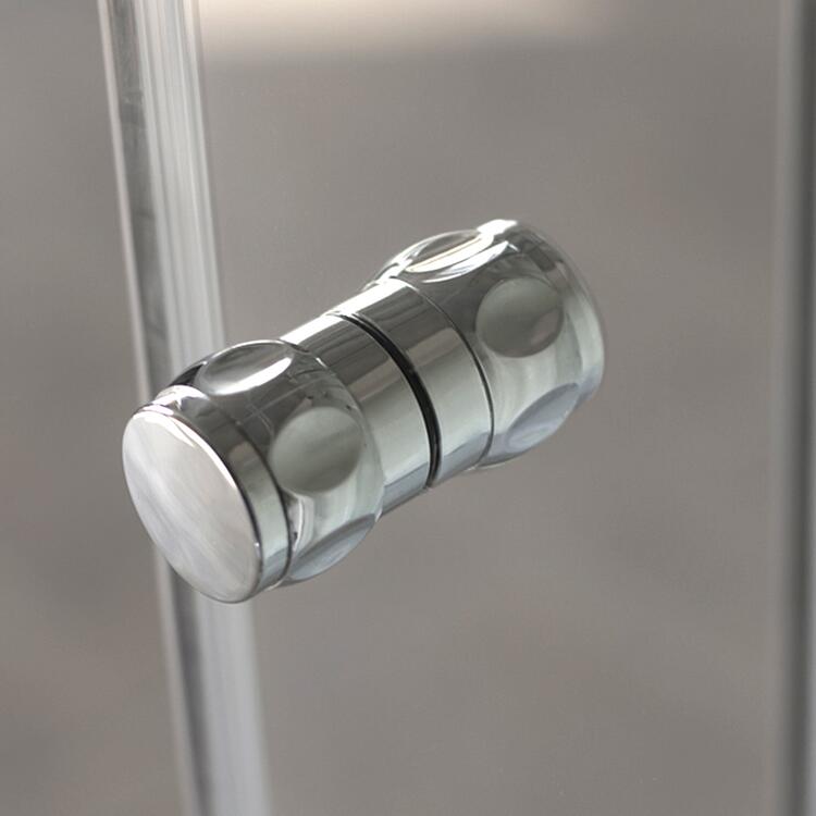 Čtvercový sprchový kout Bílý+Transparent – Roth Simple Square /800