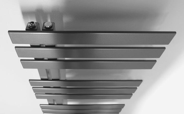 SILVANA otopné těleso 500x1236mm, metalická stříbrná
