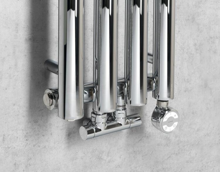 PILON otopné těleso 270x1800mm, se čtyřmi háčky pro ručník, chrom