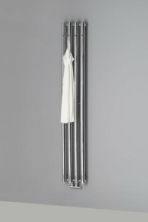 PILON otopné těleso 270x1800mm, se čtyřmi háčky pro ručník, chrom
