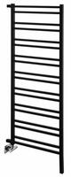 METRO SPACE otopné těleso 550x1430 mm, do prostoru, černá mat | Více - 