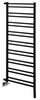 METRO SPACE otopné těleso 550x1430 mm, do prostoru, černá mat