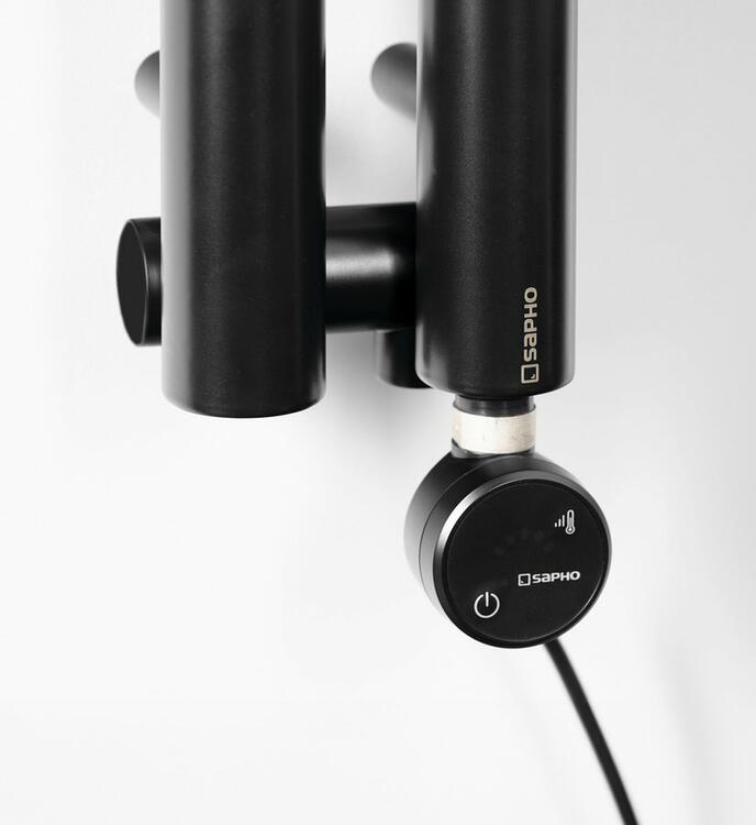 MOA topná tyč s termostatem a bluetooth, 400 W, černá