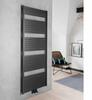 TONDI otopné těleso rovné 600x1690 mm, středové připojení, černá mat