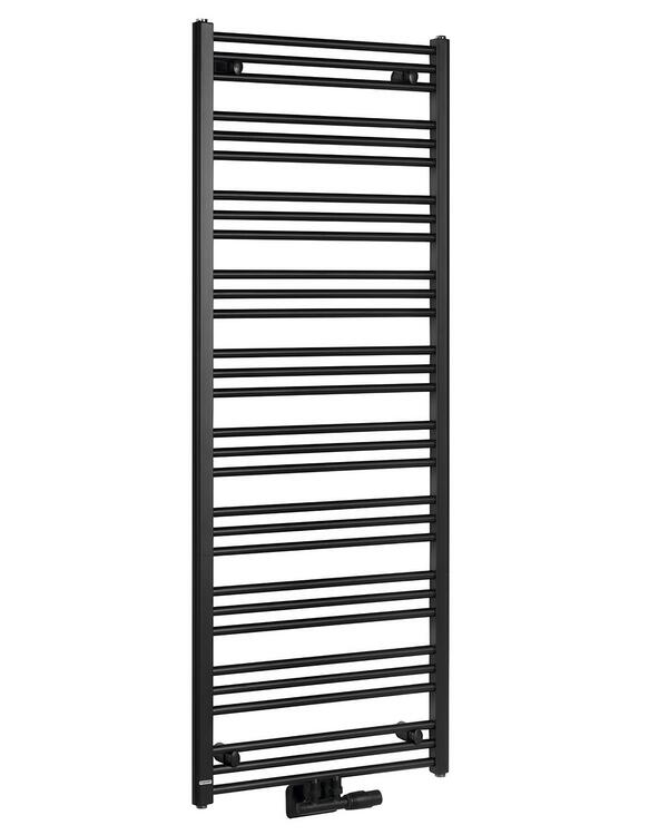 ALBRECHT otopné těleso 600x1570 mm, středové připojení, černá mat