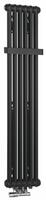 FEDE otopné těleso 1500x306mm, 6 seg., černá mat | Více - 