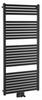 TONDI otopné těleso rovné 600x1330 mm, středové připojení, černá mat