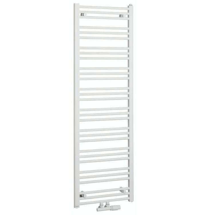 Koupelnový radiátor 400x1570 mm, středové připojení, bílá – Bruckner Albrecht 600.113.4