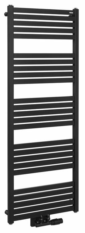 GRUNT otopné těleso rovné 500x1330 mm, středové připojení, černá mat