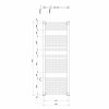 DIRECT otopné těleso s bočním připojením 450x1320 mm, bílá