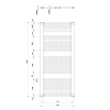 DIRECT otopné těleso s bočním připojením 750x1320 mm, bílá