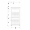 DIRECT otopné těleso s bočním připojením 600x960 mm, bílá