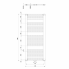 DIRECT otopné těleso se středovým připojením 600x1320 mm, bílá
