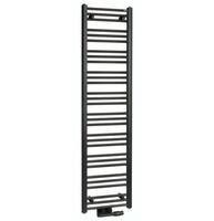 Koupelnový radiátor 400x1570 mm, středové připojení, černá mat – Bruckner Albrecht 600.113.6 | Více -