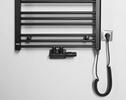 Topná tyč, kroucený kabel/černá, 500 W