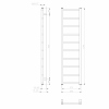 METRO LIGHT otopné těleso 300x1140 mm, bílá