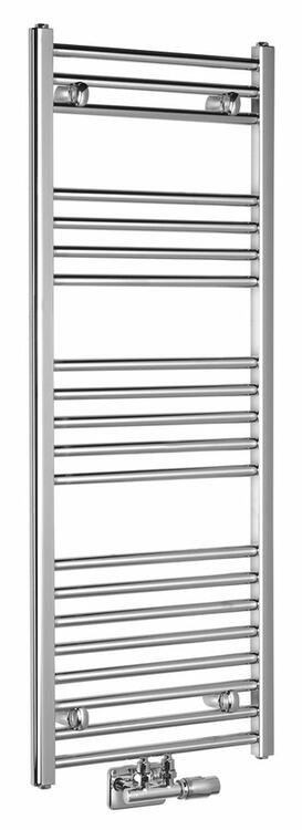 ALYA otopné těleso rovné 400x1188mm, středové připojení, chrom