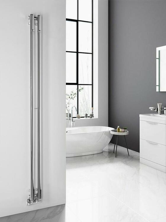 Otopné těleso 122x1800mm, chrom – Sapho Pilon IZ123T