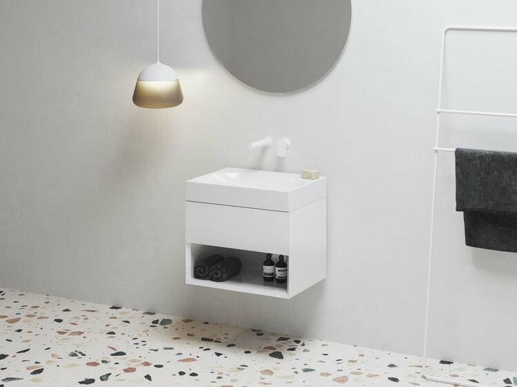 Koupelnová skříňka pod umyvadlo bílá - Ravak SD Lite 8592626090883