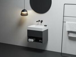 SD Lite 60 skříňka pod umyvadlo černá matná | Více -