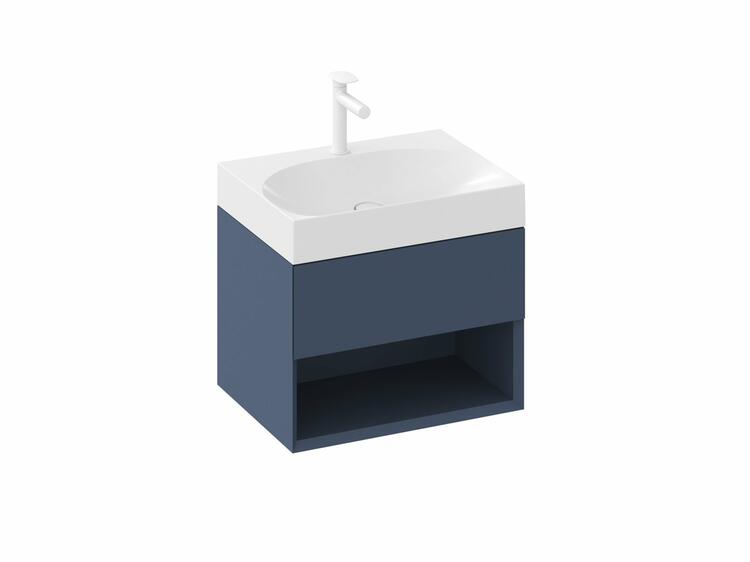 Koupelnová skříňka pod umyvadlo bílá/modrá - Ravak SD Lite 8592626090906