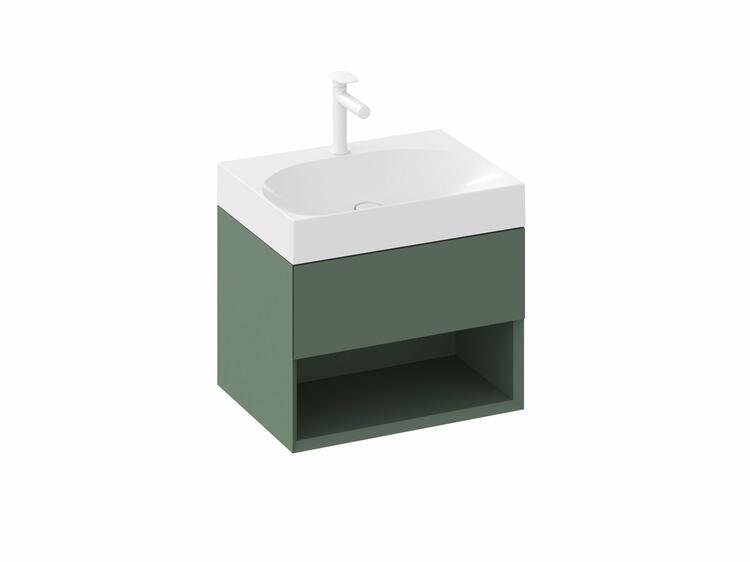 SD Lite 60 skříňka pod umyvadlo Grey Green