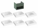 SD Lite 60 skříňka pod umyvadlo Grey Green