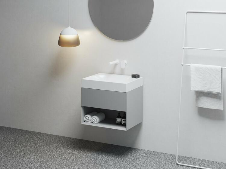 SD Lite 60 skříňka pod umyvadlo Smoke Grey