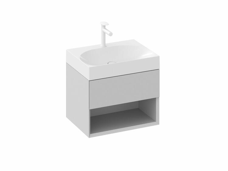 SD Lite 60 skříňka pod umyvadlo Smoke Grey