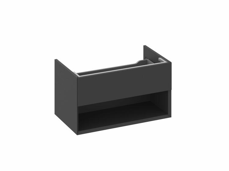 SD Lite 80 skříňka pod umyvadlo černá matná