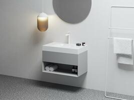 SD Lite 80 skříňka pod umyvadlo Smoke Grey | Více -