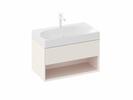 SD Lite 80 skříňka pod umyvadlo Alabaster Pink