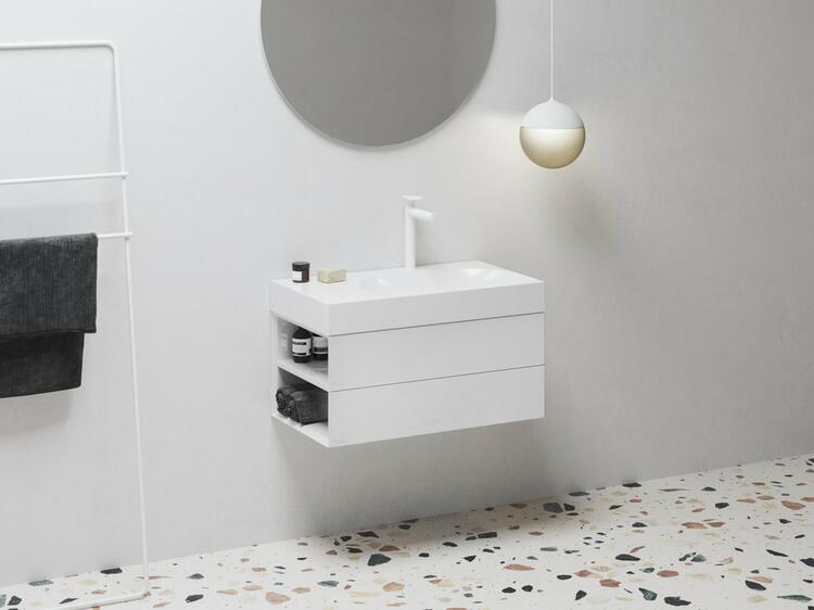 Koupelnová skříňka pod umyvadlo bílá - Ravak SD Lite 8592626091064