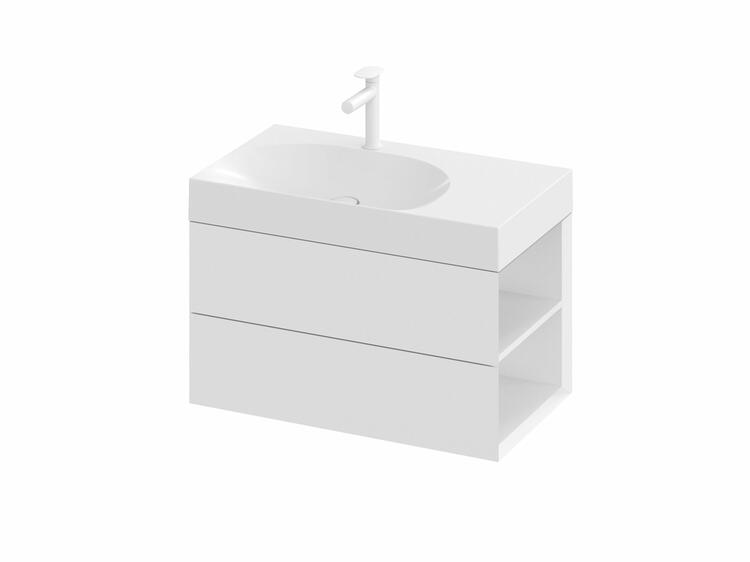 SD Lite 80 P skříňka pod umyvadlo bílá