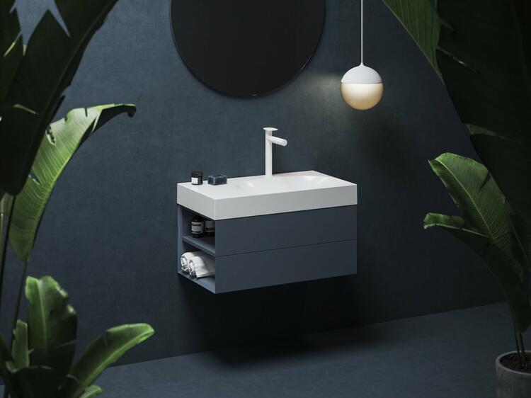 SD Lite 80 L skříňka pod umyvadlo Deepsea Blue